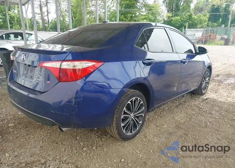 2015 Toyota Corolla S Premium from USA, damaged, VIN 2T1BURHE5FC480262